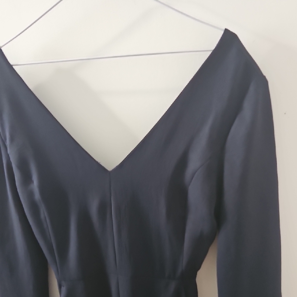 Wilfred Blue Long Sleeve V-Neck Sheath Pant Onsie